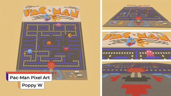 Pac-Man Pixel Art