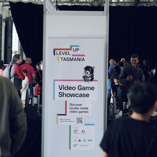 Level Up Tasmania 2024 — photo by Jonathon Manning & Paris Buttfield-Addison