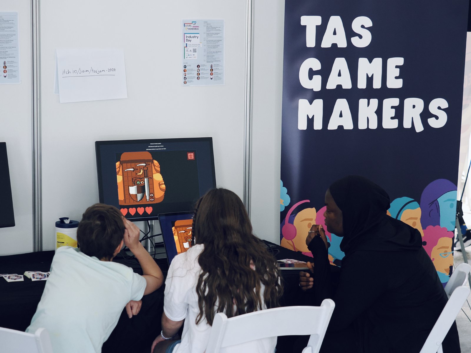 Level Up Tasmania 2024 — photo by Jonathon Manning & Paris Buttfield-Addison