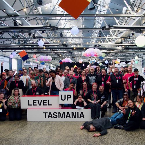 Level Up Tasmania 2026 — photo by Jonathon Manning & Paris Buttfield-Addison