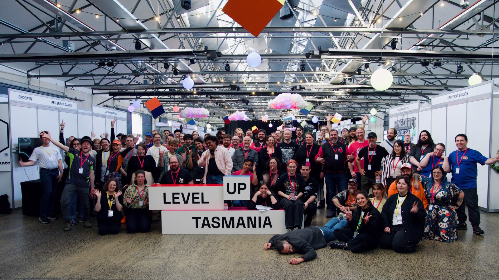 Level Up Tasmania 2026 — photo by Jonathon Manning & Paris Buttfield-Addison